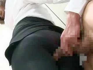 Fucking a milf in pantyhose in the locker room leads to blackmailing and hot sex